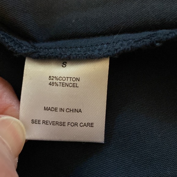 Romeo & Juliet Couture Woven Hi-Low Navy Jacket Size Small - Picture 7 of 11